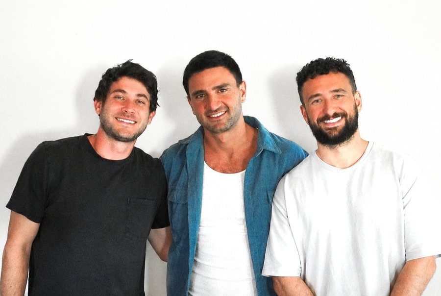 BOB co-founders Jason Brill, Adam Wininger and Kody Greenbaum standing together