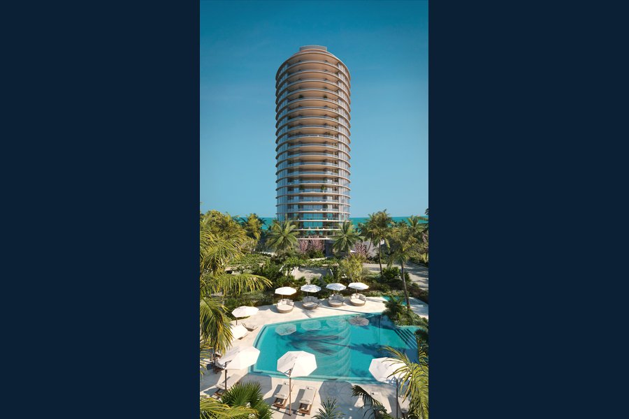 Rendering of the Rivage Bal Harbour oceanfront tower